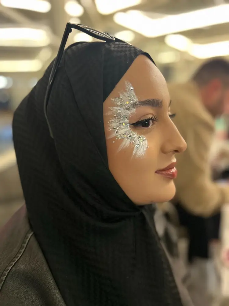 Etkinlik makyajı örneği — festival ve organizasyon makyajı 9