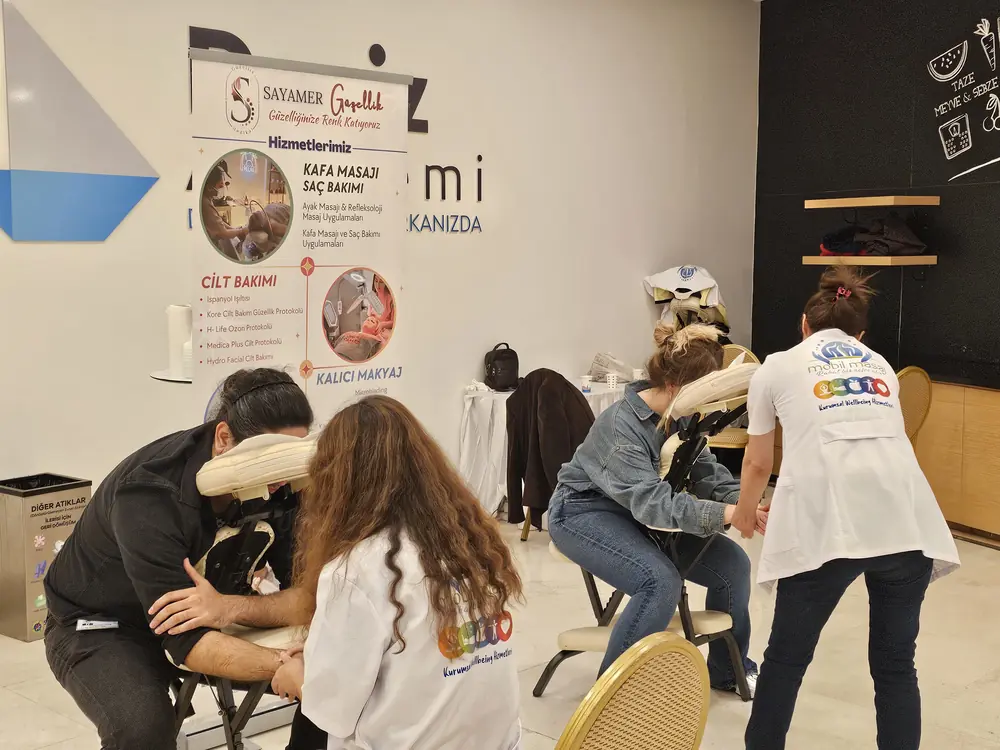 Etkinlik masajı örneği — fuar ve organizasyon masajı 10