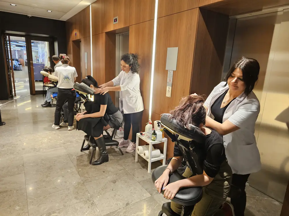 Etkinlik masajı örneği — fuar ve organizasyon masajı 9