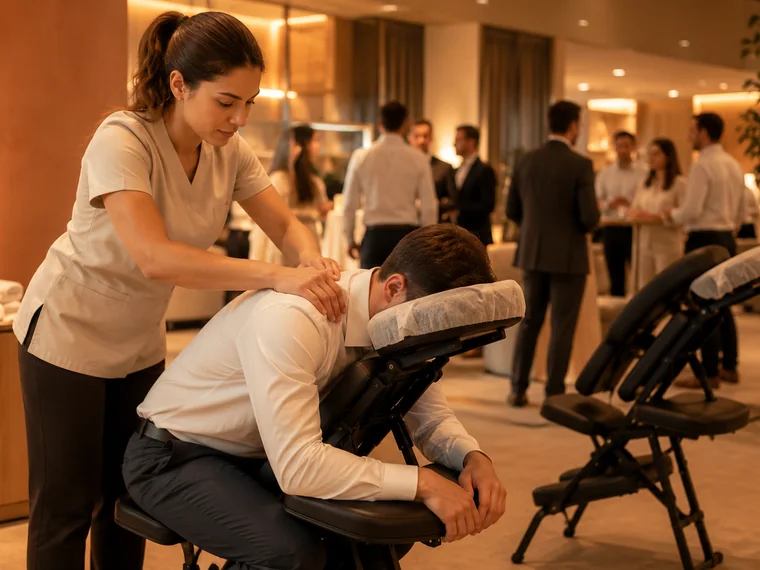 Kurumsal masaj — ofiste çalışanlara masaj ve chair massage